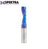 Picture of 51428-K Solid Carbide CNC Spektra™ Extreme Tool Life Coated Spiral 'O' Flute, Plastic Cutting 1/2 Dia x 1-5/8 x 1/2 Inch Shank Up-Cut Router Bit