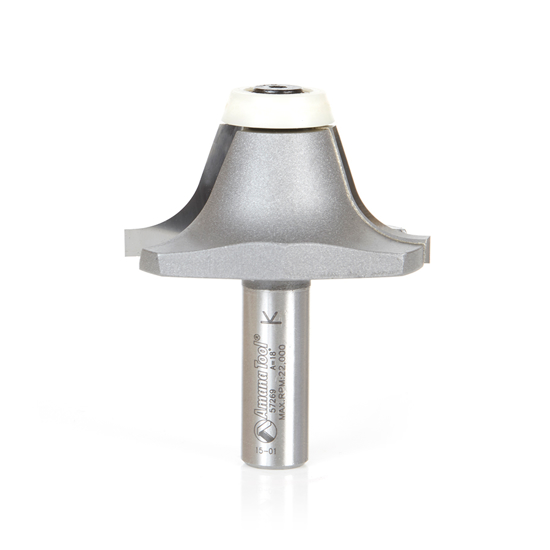 Picture of 57269 Carbide Tipped Undermount Bowl Solid Surface 2-7/32 Dia x 63/64 x 18 Deg x 1/2 Inch Shank